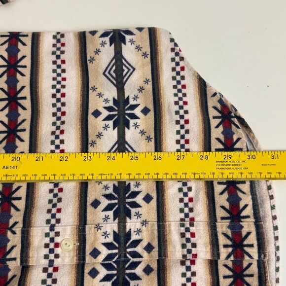 Chaps Ralph Lauren Southwestern Flannel Shirt S - Picture 6 of 6
